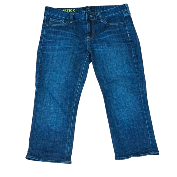 J Crew Factory Matchstick Crop Capri Jeans - Picture 1 of 10